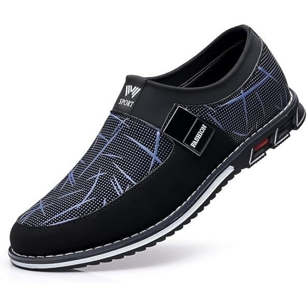 Veslesth Men's Blue Casual Shoes Sneakers‎ Loafers Comfort Walking Shoes (9 )
